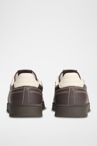 Baskets en cuir - Marron