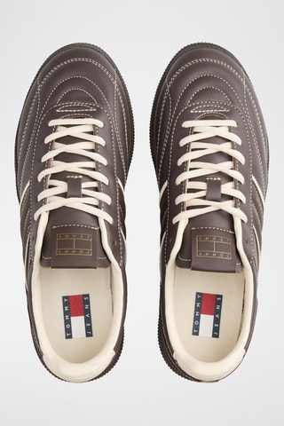 Baskets en cuir - Marron