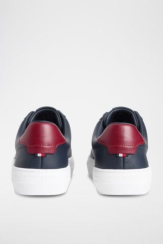 Sneakers in pelle - Blu scuro