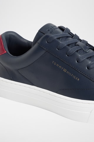 Sneakers in pelle - Blu scuro