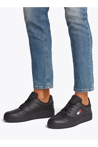Baskets en cuir - Noir