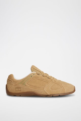 Baskets en nubuck - Beige