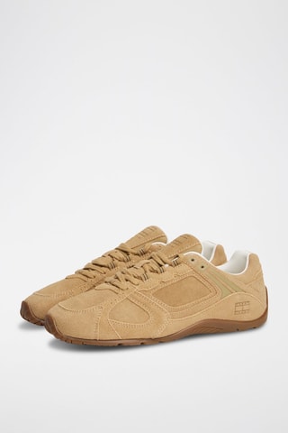 Baskets en nubuck - Beige