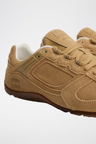 Baskets en nubuck - Beige