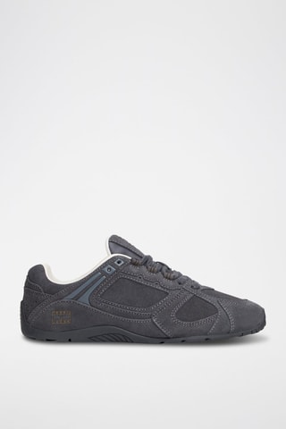 Baskets en nubuck - Gris foncé
