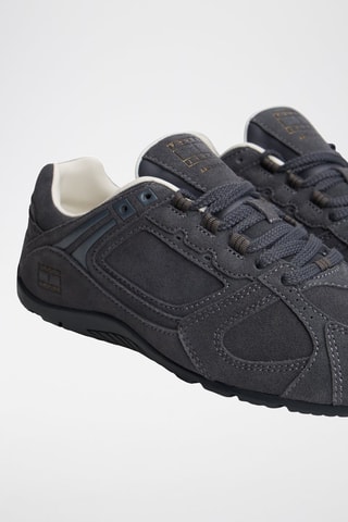 Baskets en nubuck - Gris foncé