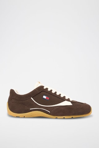 Baskets en nubuck - Marron
