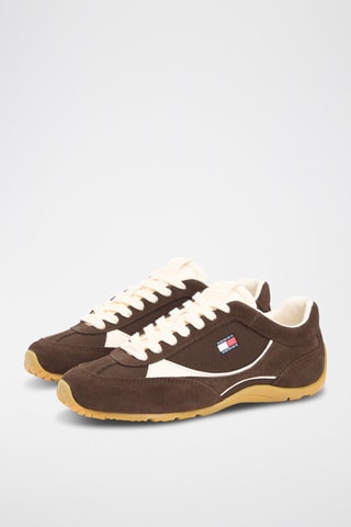 Baskets en nubuck - Marron