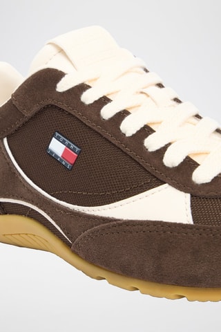 Baskets en nubuck - Marron