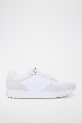 Baskets en nubuck - Blanc