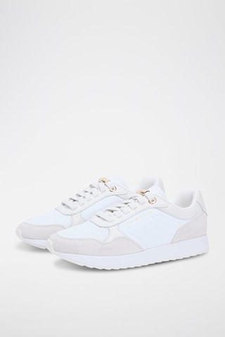 Baskets en nubuck - Blanc