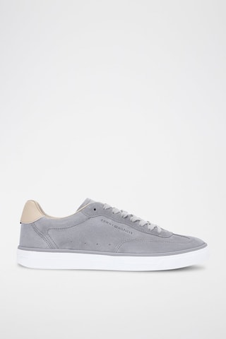 Baskets en nubuck - Gris clair