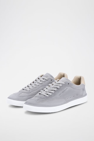 Baskets en nubuck - Gris clair