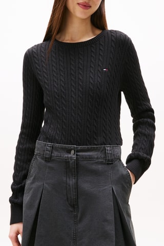 Pull en coton biologique - Noir