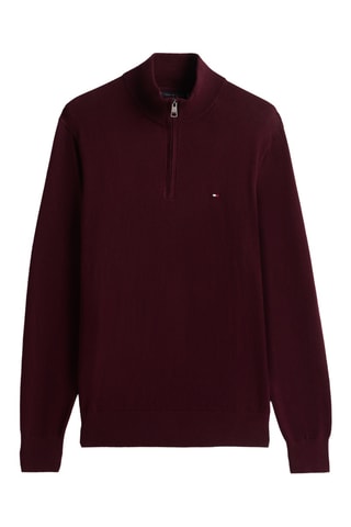Pull en coton biologique et cachemire - Rouge