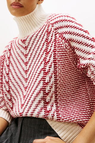 Pull en laine - Rouge
