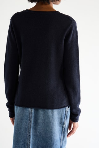 Pull en laine - Bleu marine