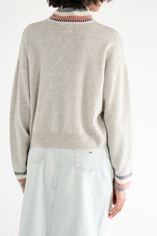 Pull en laine et cachemire - Gris clair