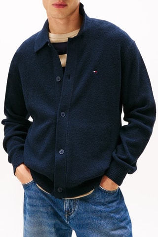 Gilet en coton biologique - Bleu marine