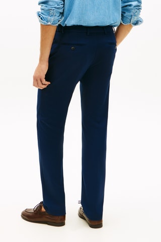 Pantalon straight - Bleu marine