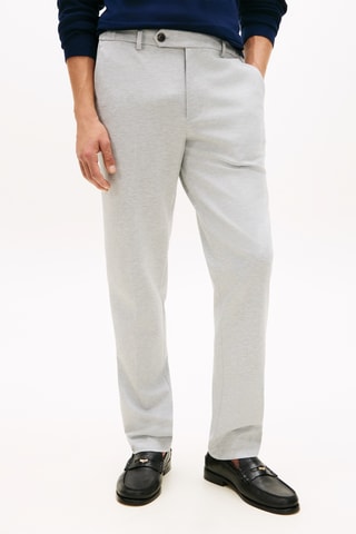 Pantalon straight - Gris clair