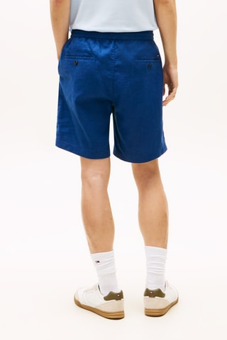Short en lin - Bleu roi