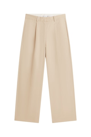 Chino droit en coton biologique - Beige