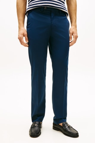 Chino straight - Bleu pétrole