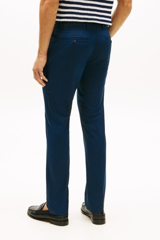 Chino straight - Bleu pétrole