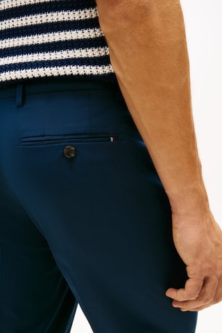 Chino straight - Bleu pétrole