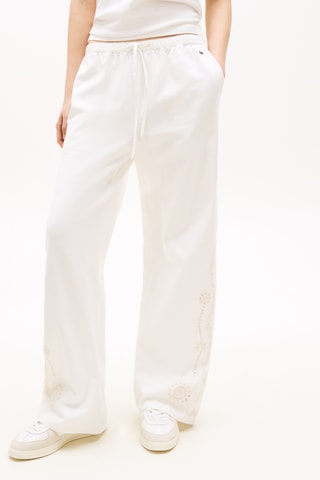 Pantalon regular - Blanc