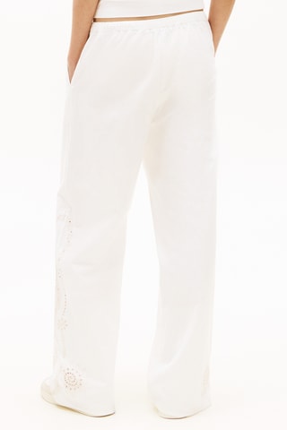 Pantalon regular - Blanc