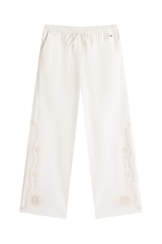 Pantalon regular - Blanc