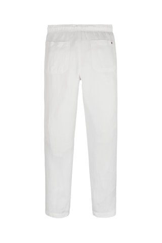 Pantalon relaxed en lin - Blanc