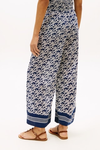 Pantalon wide legs - Bleu marine