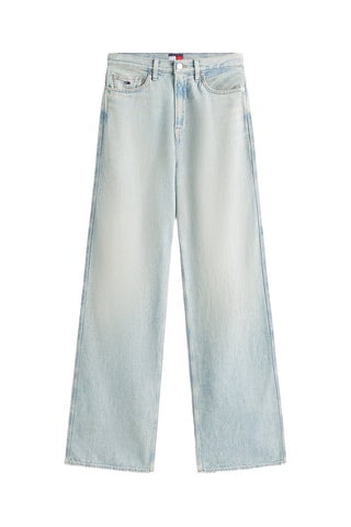Jean wide legs taille haute - Bleu