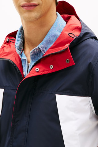 Veste réversible à capuche - Bleu nuit