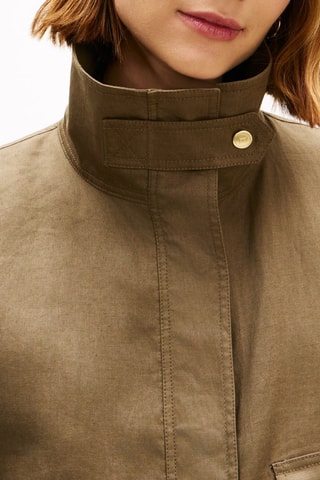 Veste en lin - Vert olive