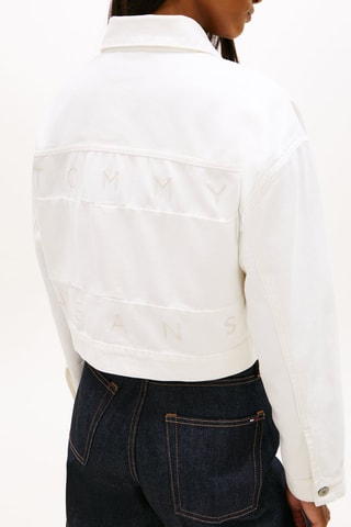 Veste oversize en jean - Blanc