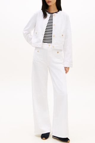 Veste en jean - Blanc