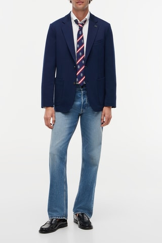 Veste regular - Bleu marine