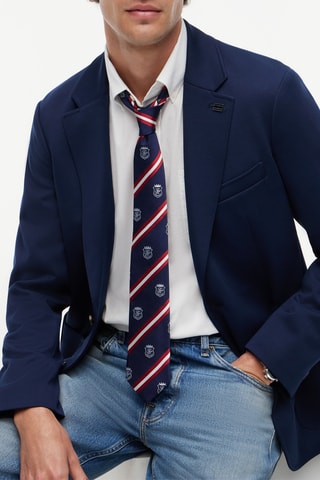 Veste regular - Bleu marine