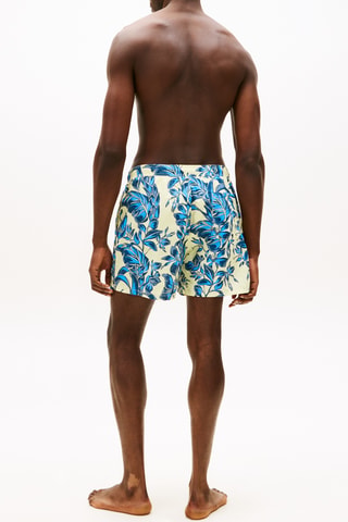 Short de bain - Bleu cobalt et jaune