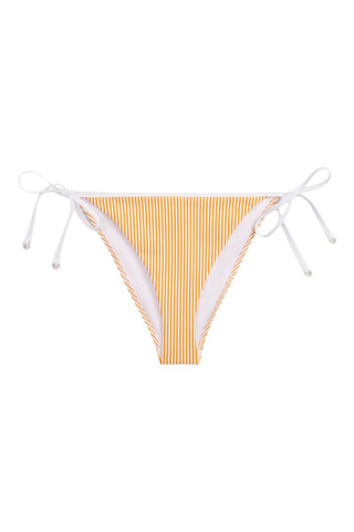Bas de maillot - Blanc et orange