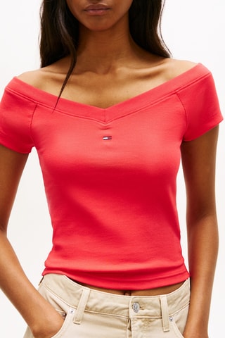 Top slim - Rouge