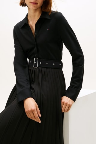 Robe plissée - Noir