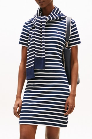 Robe t-shirt slim - Bleu marine