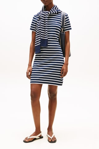Robe t-shirt slim - Bleu marine