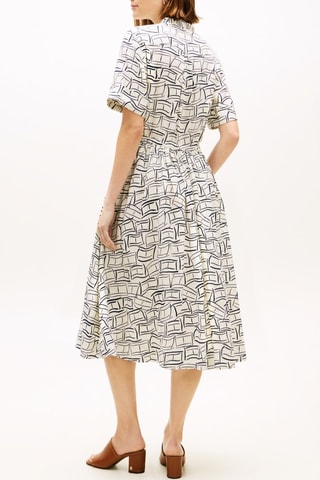 Robe chemise en lin - Ecru