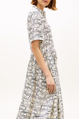Robe chemise en lin - Ecru